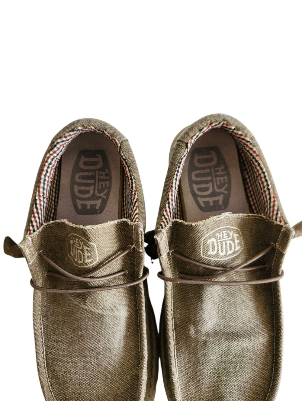 Hey Dude Wally Slip On Canvas Boat Shoe Men's Size 10